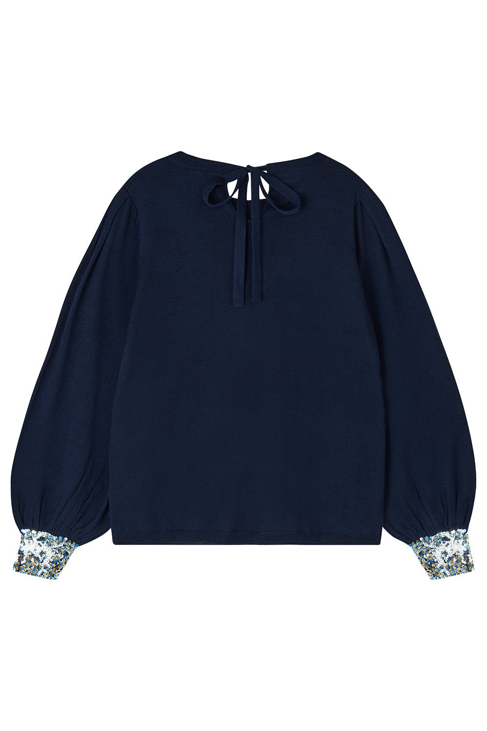 Stella merino wool jumper in navy size S
