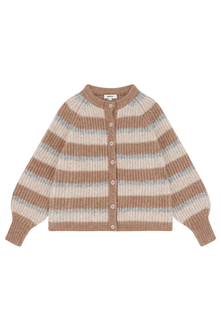 トップス (for kzm) for BOTT lined mohair cardigan BoTT / LINED MOHAIR CARDIGAN / LIGHT BLUE | Sop