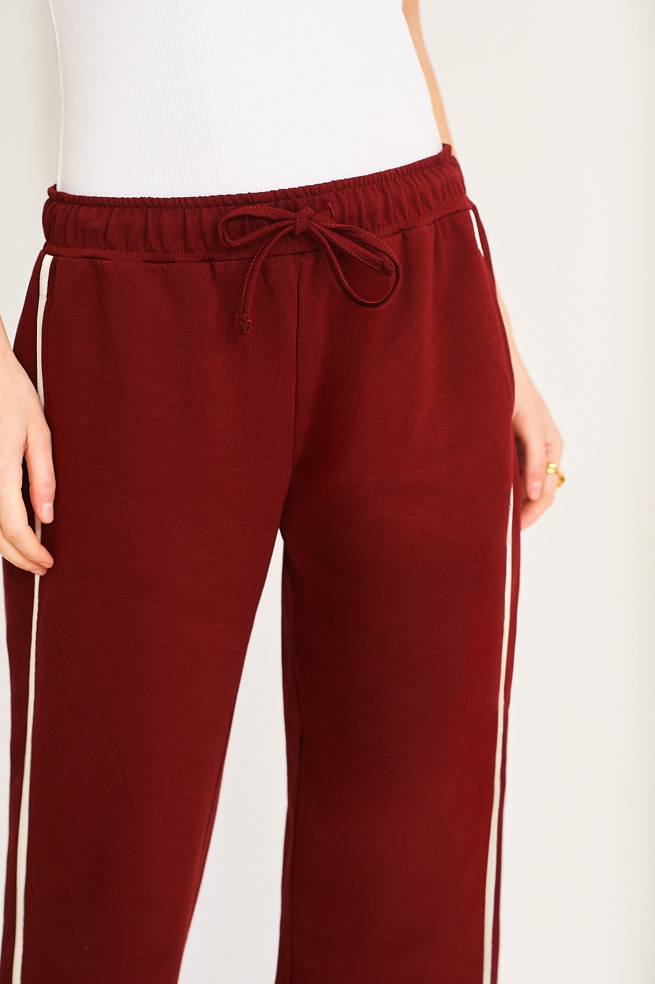Side stripe joggers