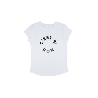 C'est Si Bon organic cotton tee in white