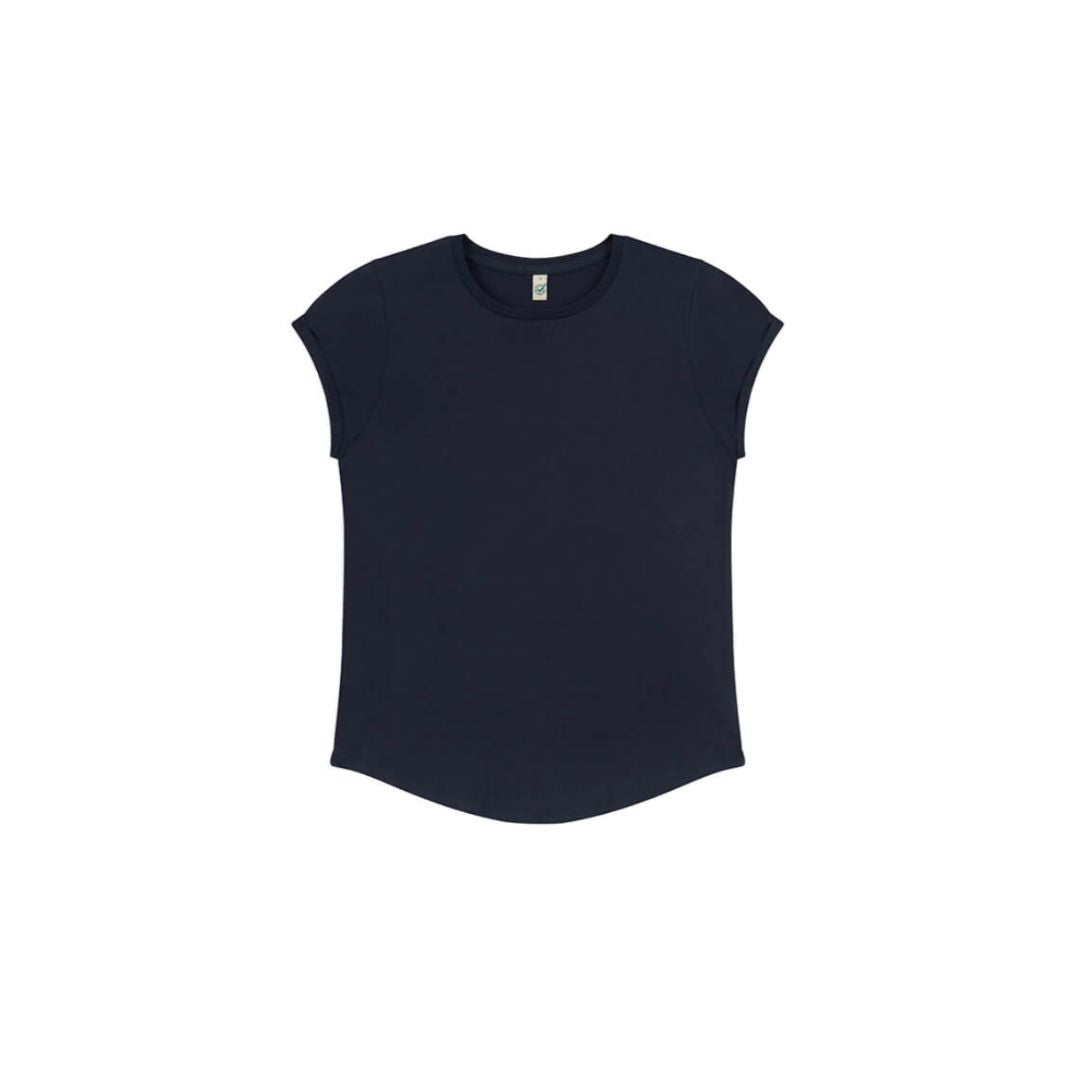 Freya organic cotton t-shirt in navy