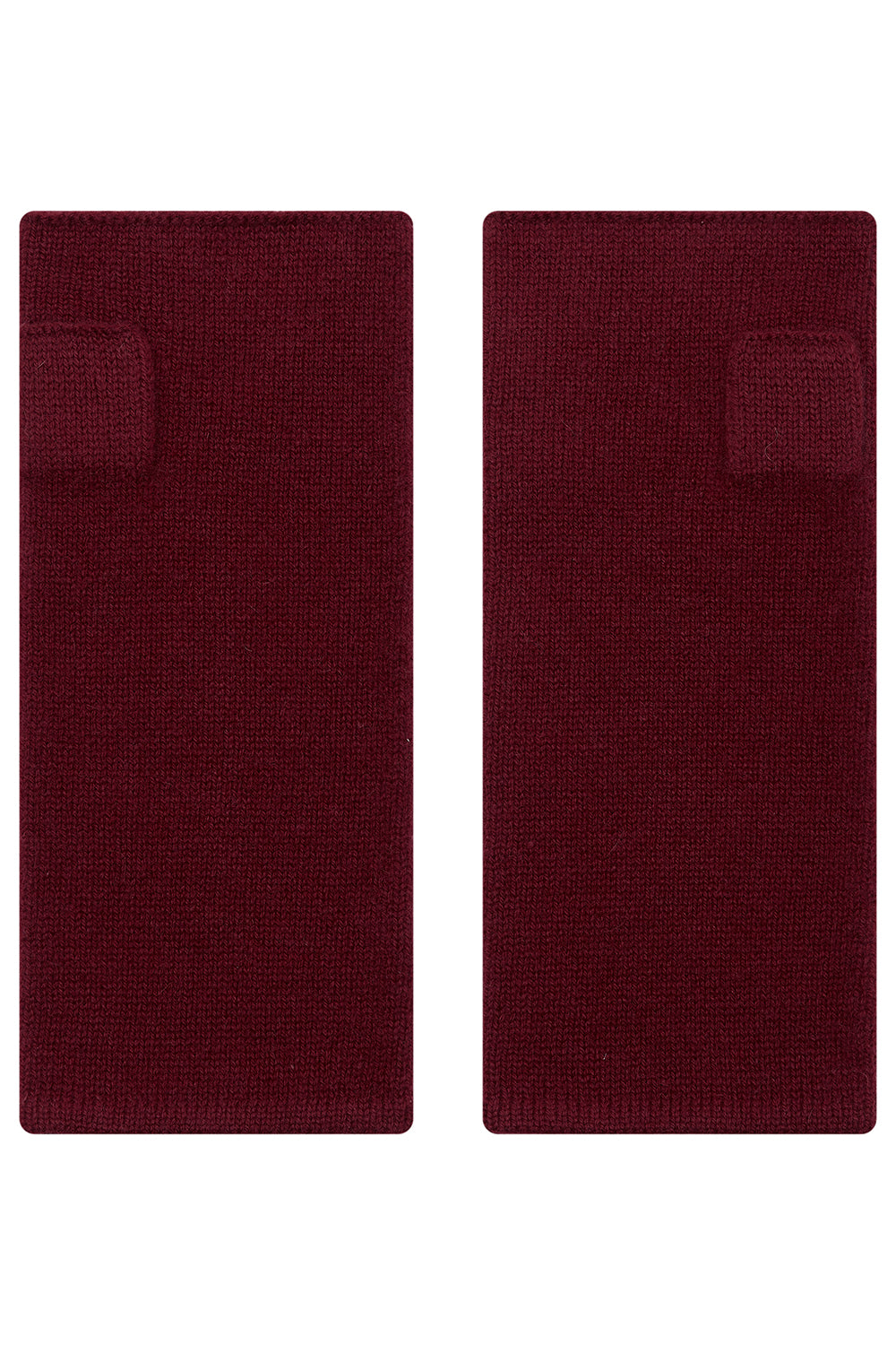 Claudia wristwarmers in burgundy