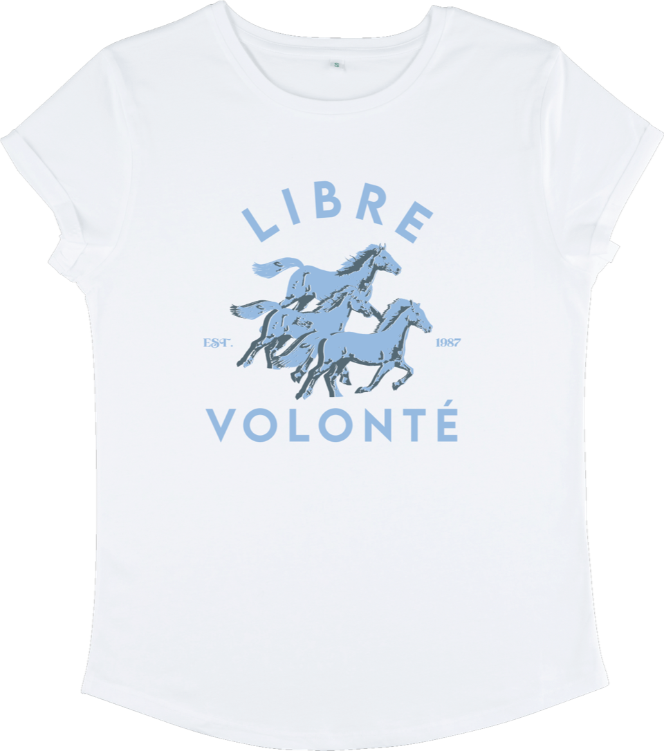 Blue Horses tee