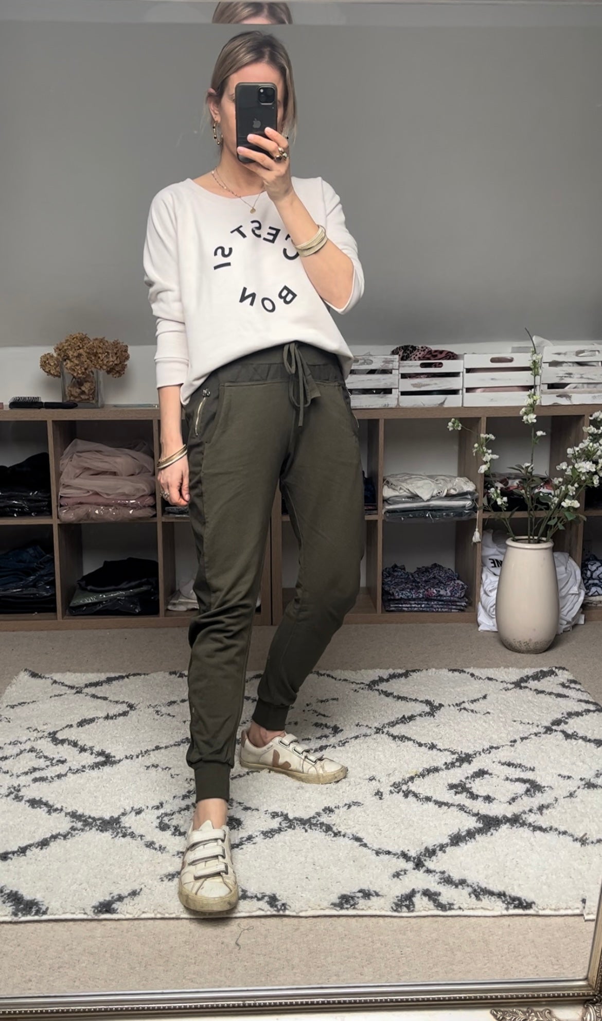 Ultimate joggers in olive