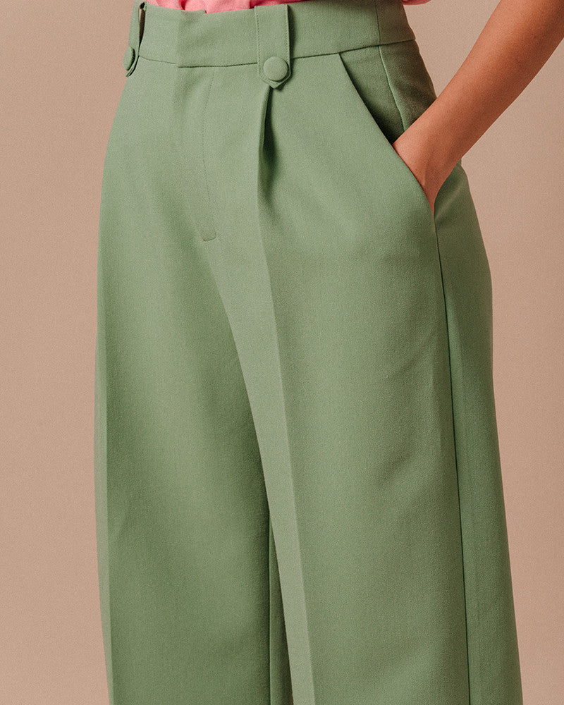 Latin trousers in green