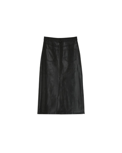 Nory faux leather skirt