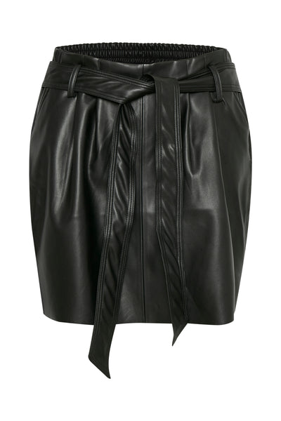 Candrea faux leather skirt