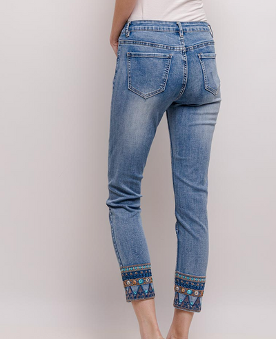COMING SOON Embroidered jeans